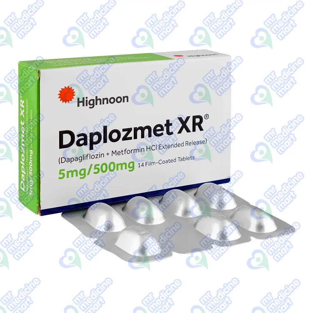 Daplozmet XR 5/500mg Tablet 14's