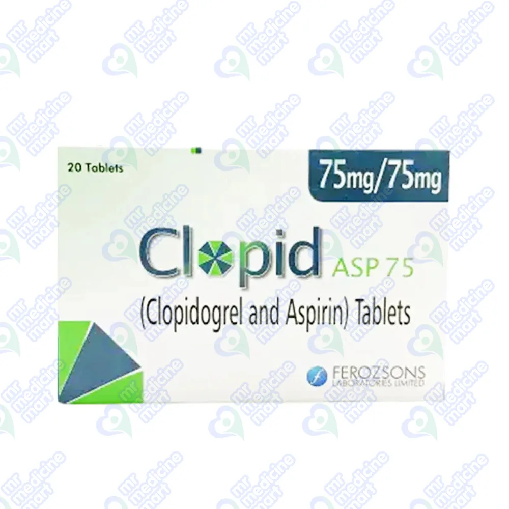 Clopid ASP 75/75mg Tablet 20's