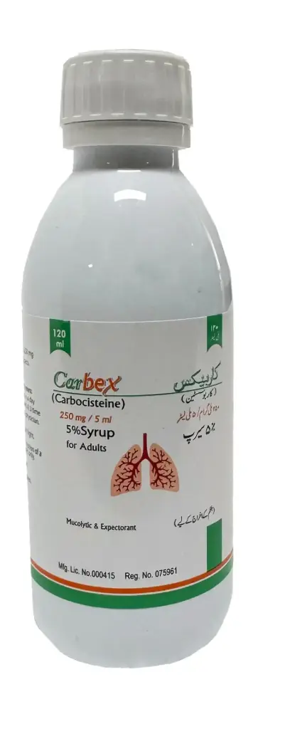 Carbex 2% Syrup 120ml 