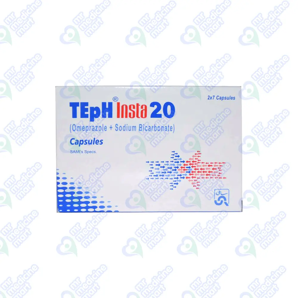 TEpH Insta 20mg Capsules 14's
