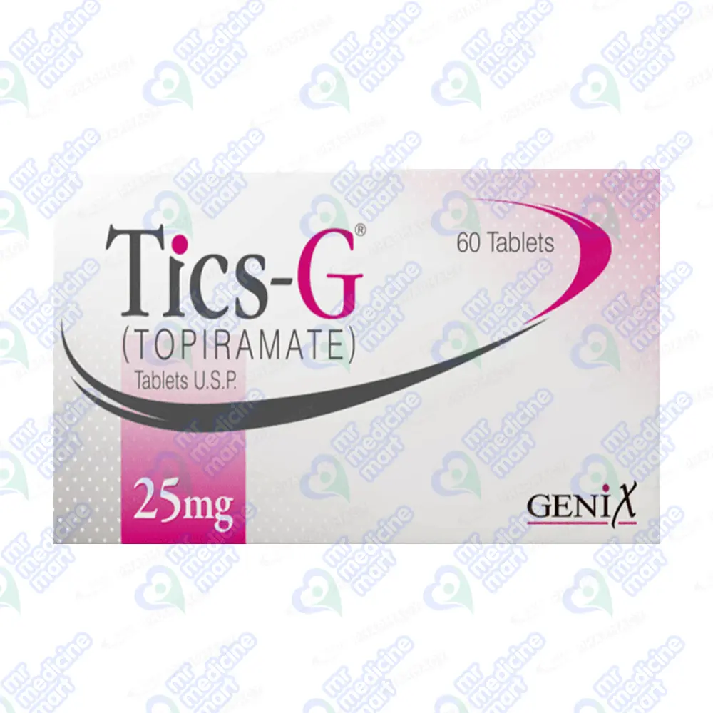 Tics G 25mg 60's Tablet