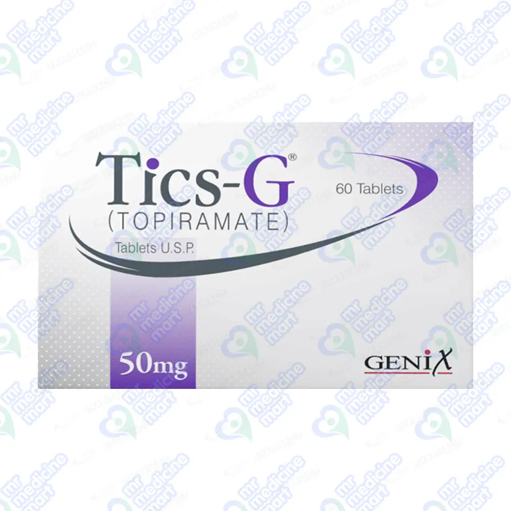 Tics G 50mg 60's Tablet