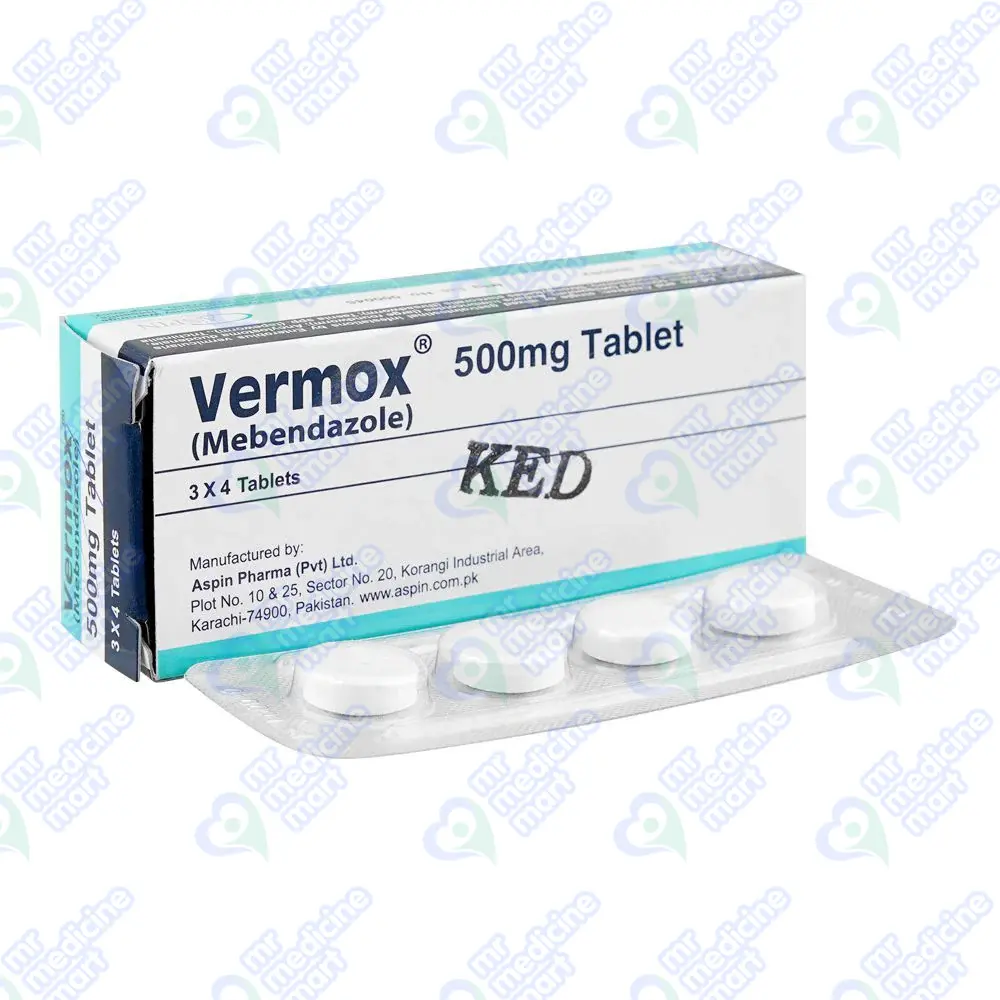 Vermox 500mg Tablet 20's