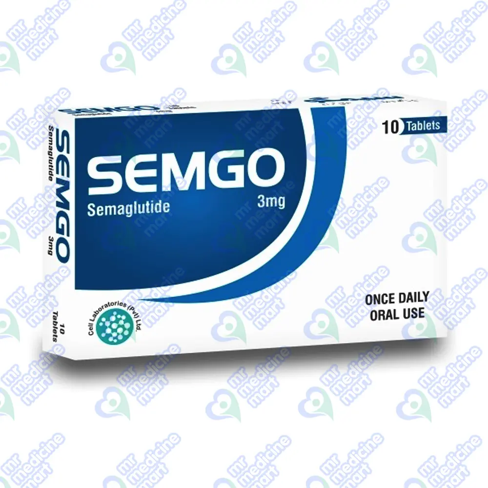 Semgo 3mg Tablet 10’s (Semaglutide) 