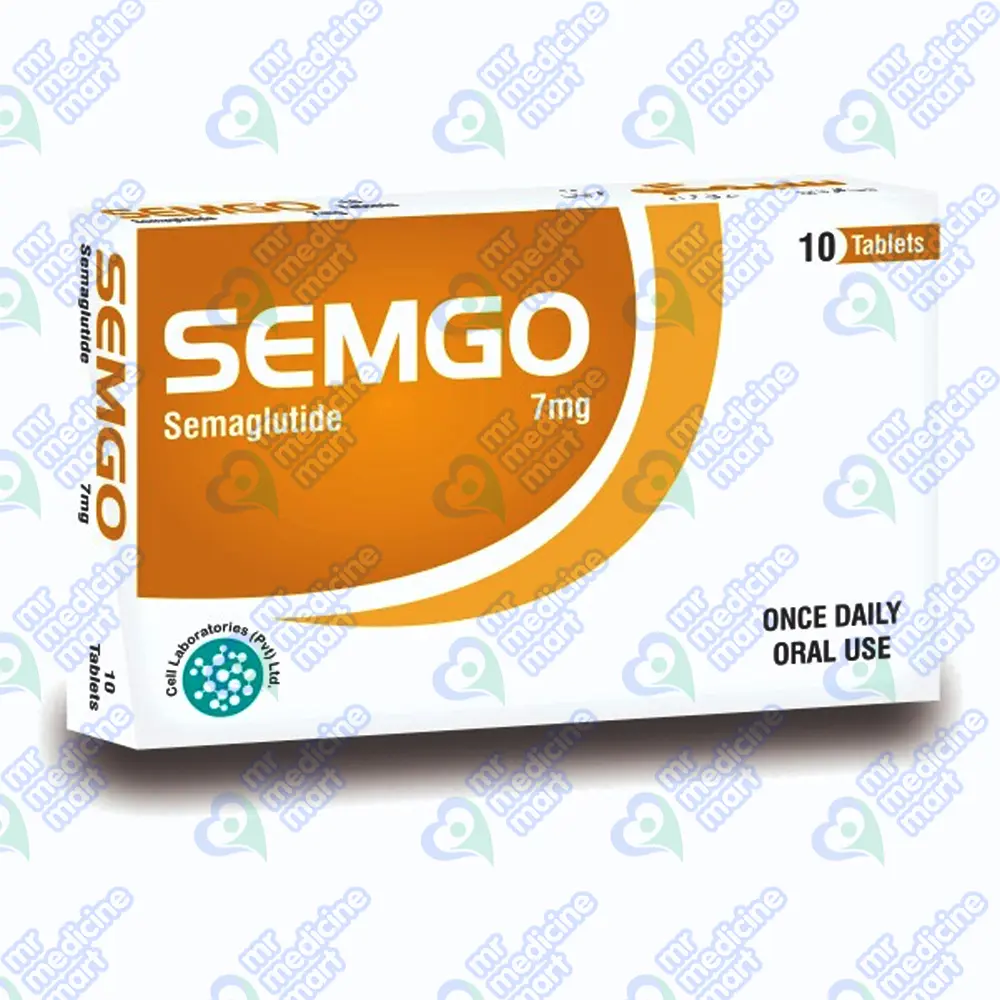 Semgo 7mg Tablet 10’s (Semaglutide)