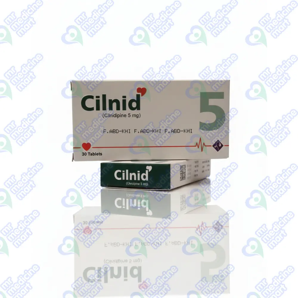 Cilnid 5mg Tablet 30's 