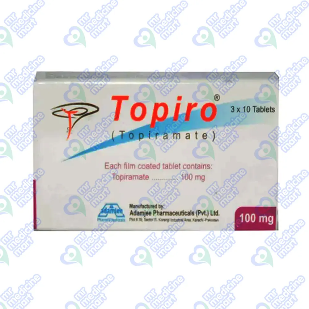 Topiro 100mg Tablets 30's