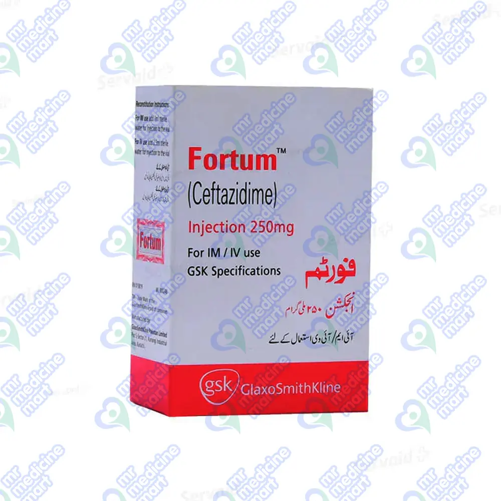Fortum 250mg injection 
