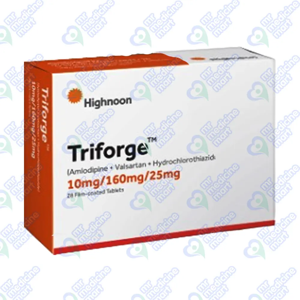 Triforge 10mg/160mg/25mg Tablet 28's