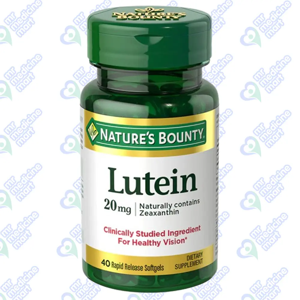 Nature's Bounty Lutein 20mg Tablet 40's