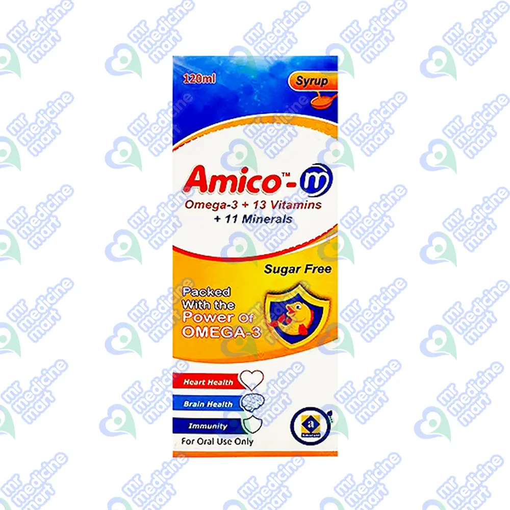 Amico M Suger Free Syrup 120ml 
