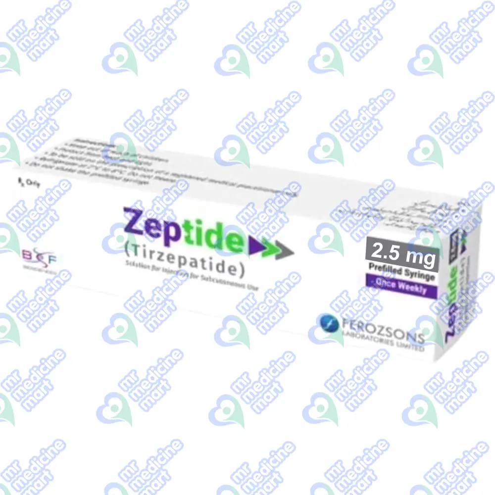 Zeptide 2.5mg Injection (PFS) 1's
