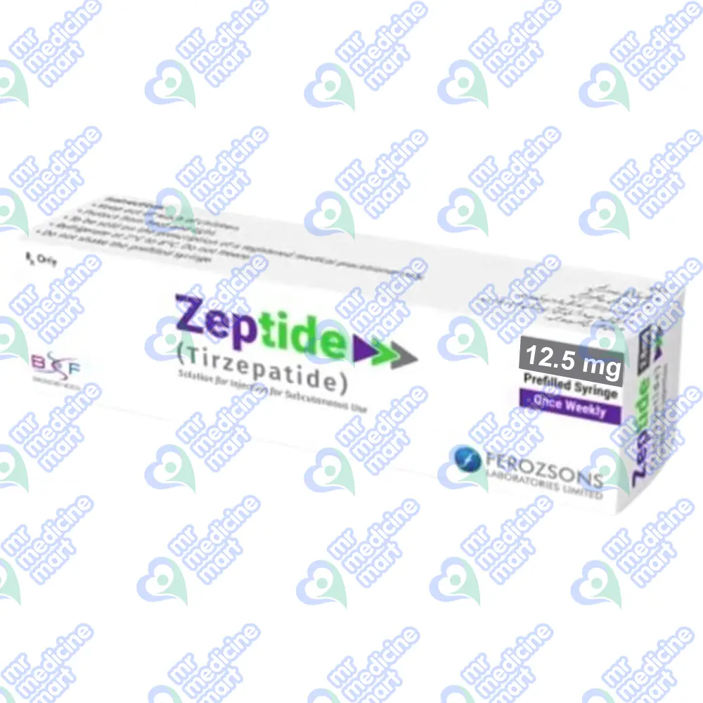 Zeptide 12.5mg Injection (PFS) 1's