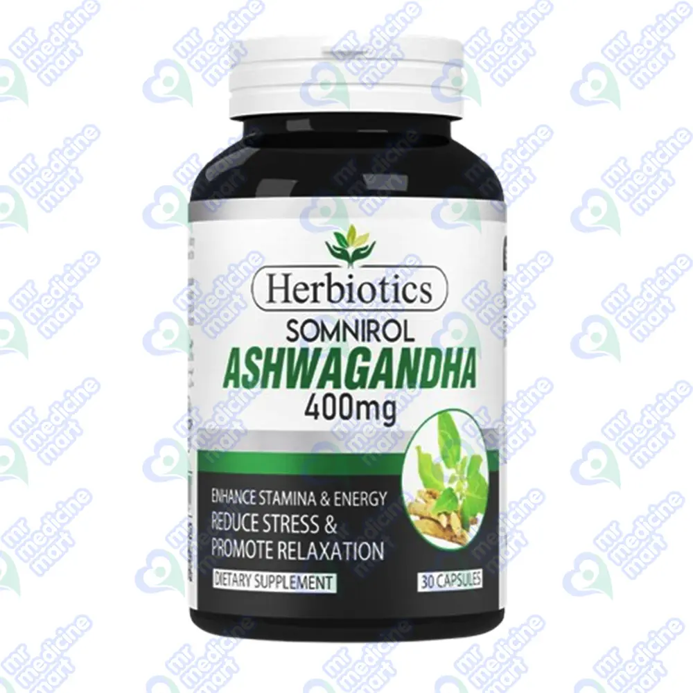 Herbiotics Ashwagandha 400mg Capsule 30's