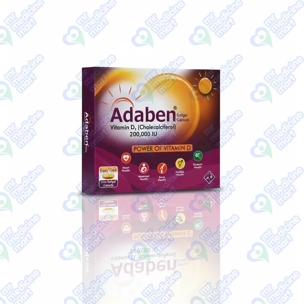 Adaben 200,000 IU Capsule 1's