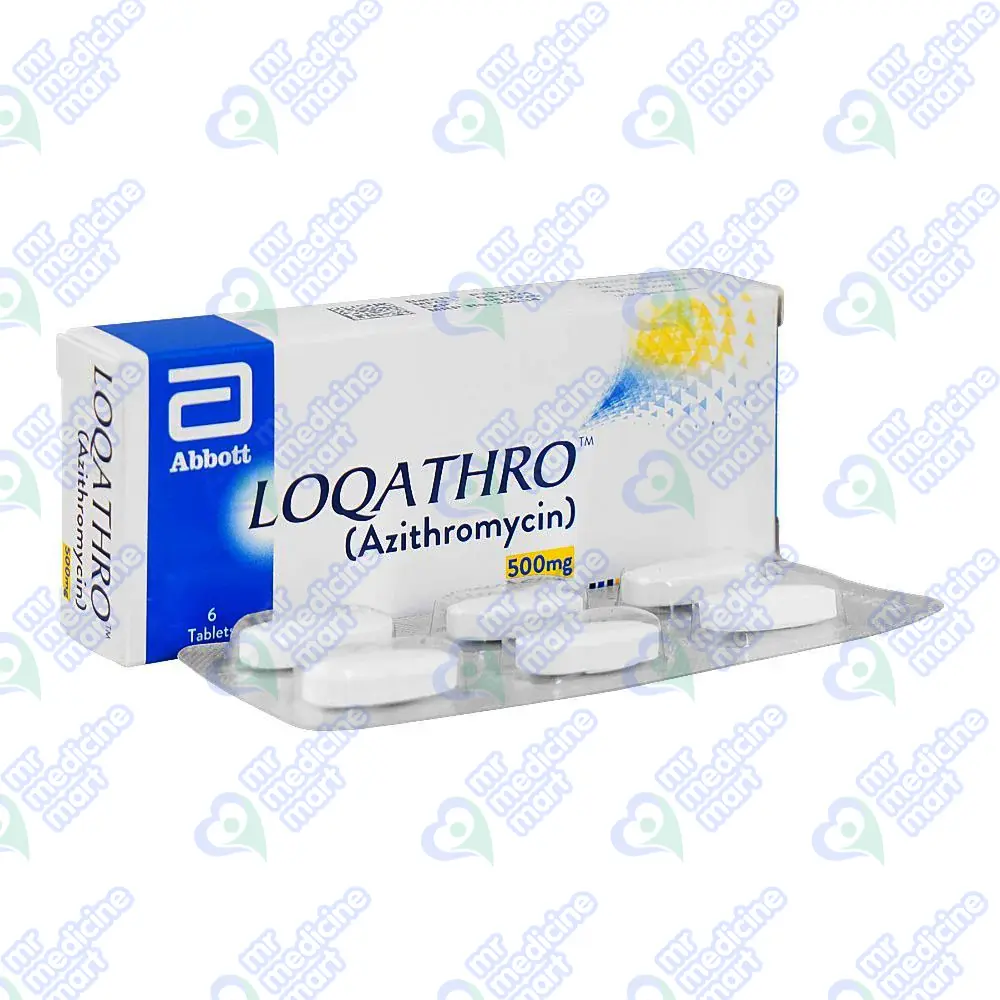Loqathro 500mg Tablet 6's