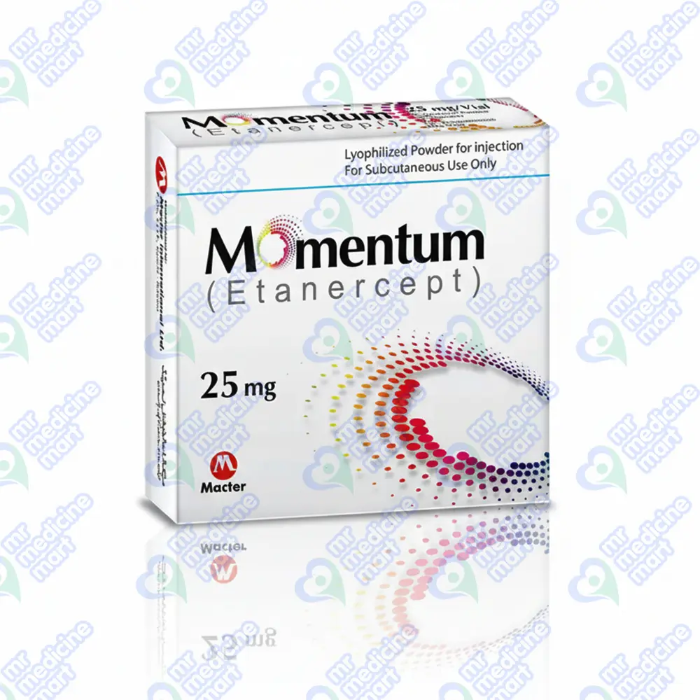 Momentum 25mg injection (Etanercept) Price in Pakistan I Uses & Dosage