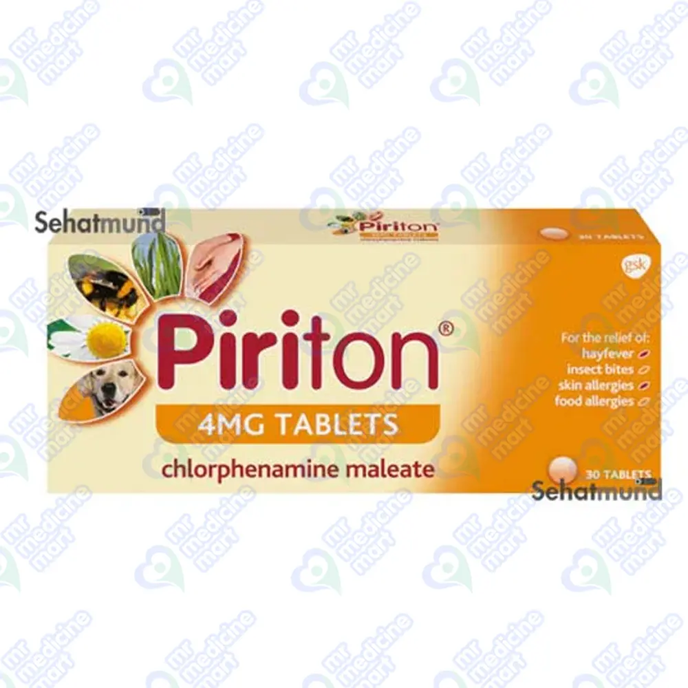 Piriton 4mg Tablet 20's
