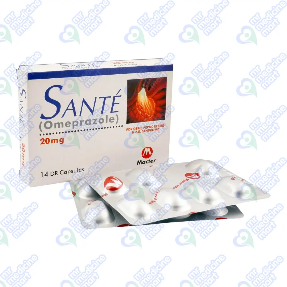 Sante 20mg Capsule 14's