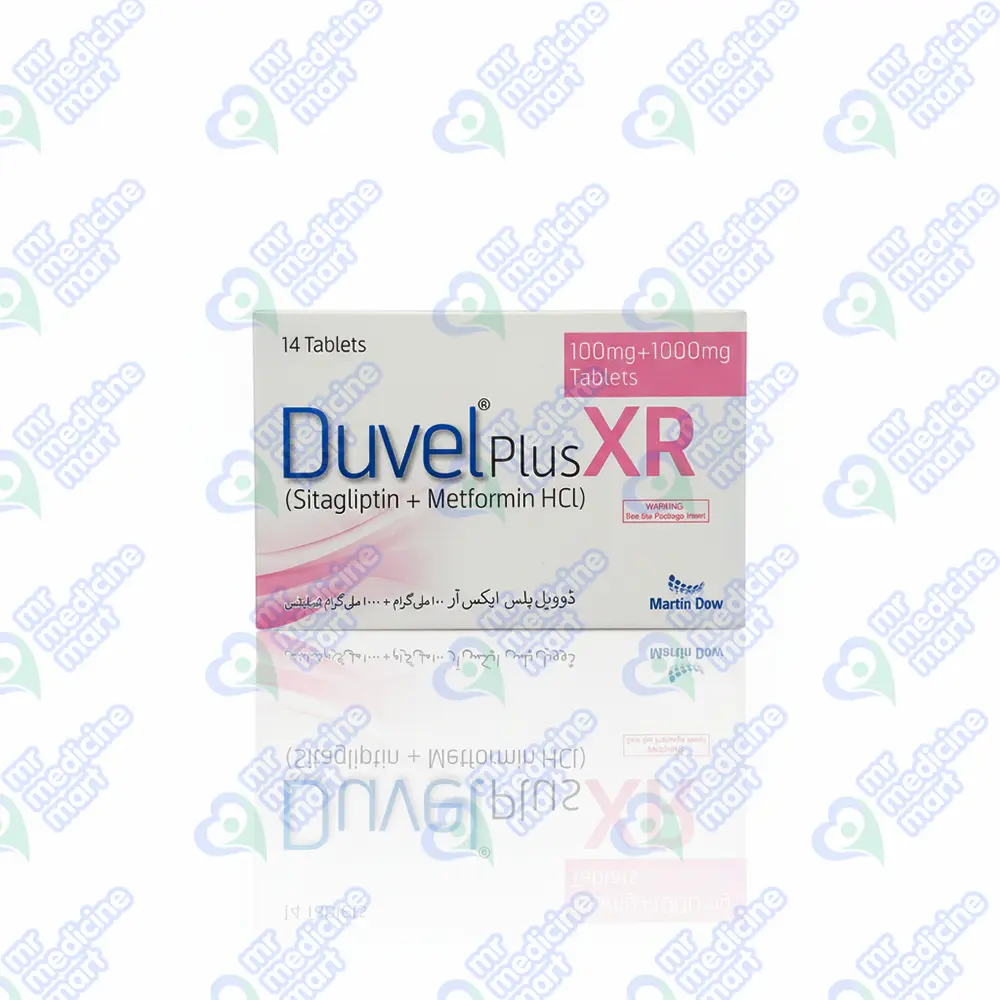 Duvel Plus XR 100mg/1000mg Tablet 14's