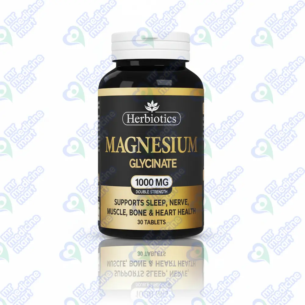 Herbiotics Magnesium Glycinate 1000mg 30's