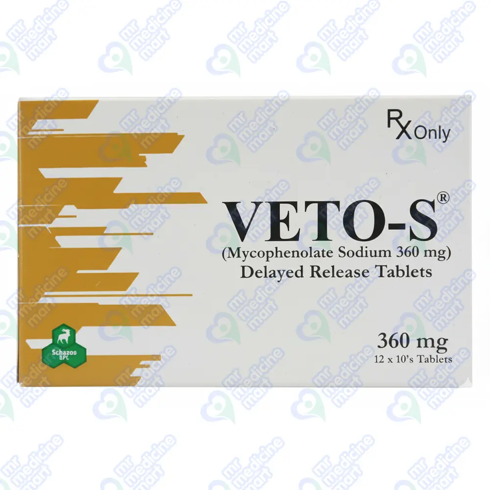 Veto S 360mg Tablet 10's (Net)