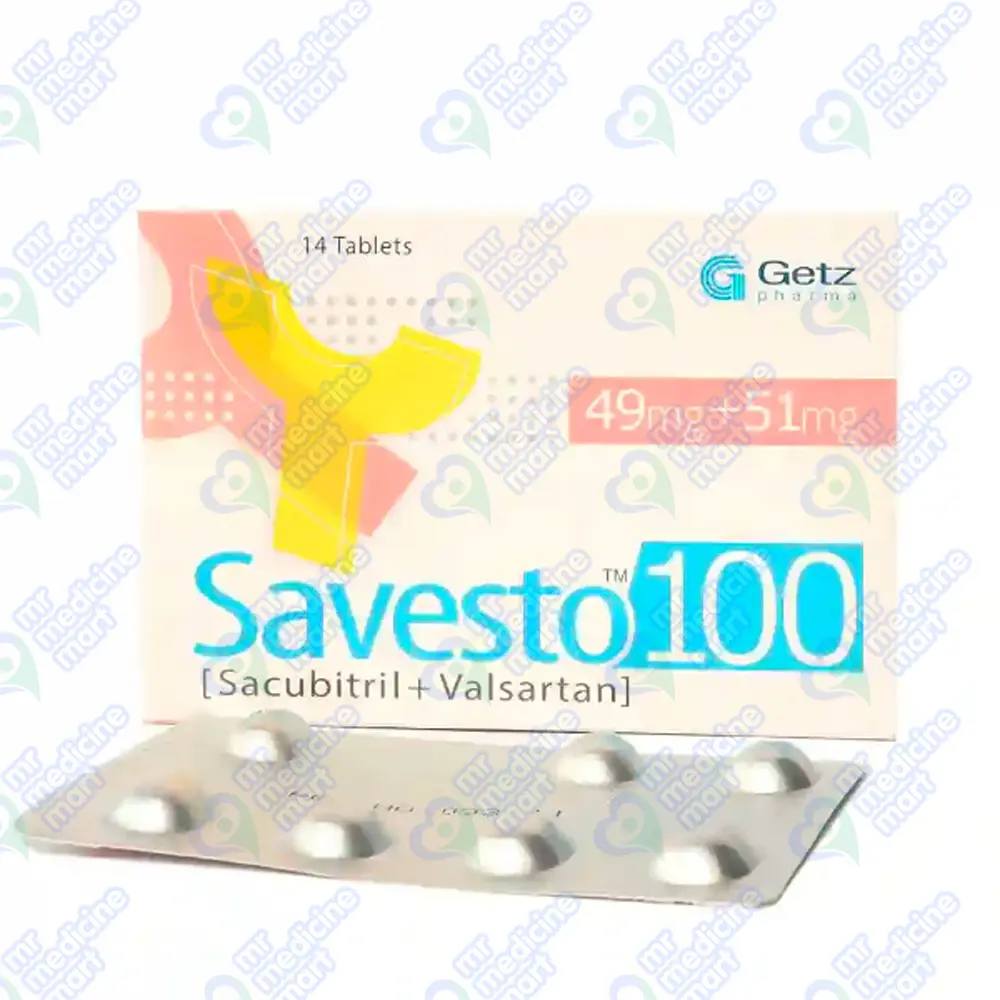 Savesto 100 Tablet 49mg/51mg