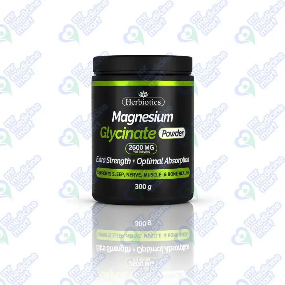 Herbiotics Magnesium Glycinate Powder 300g