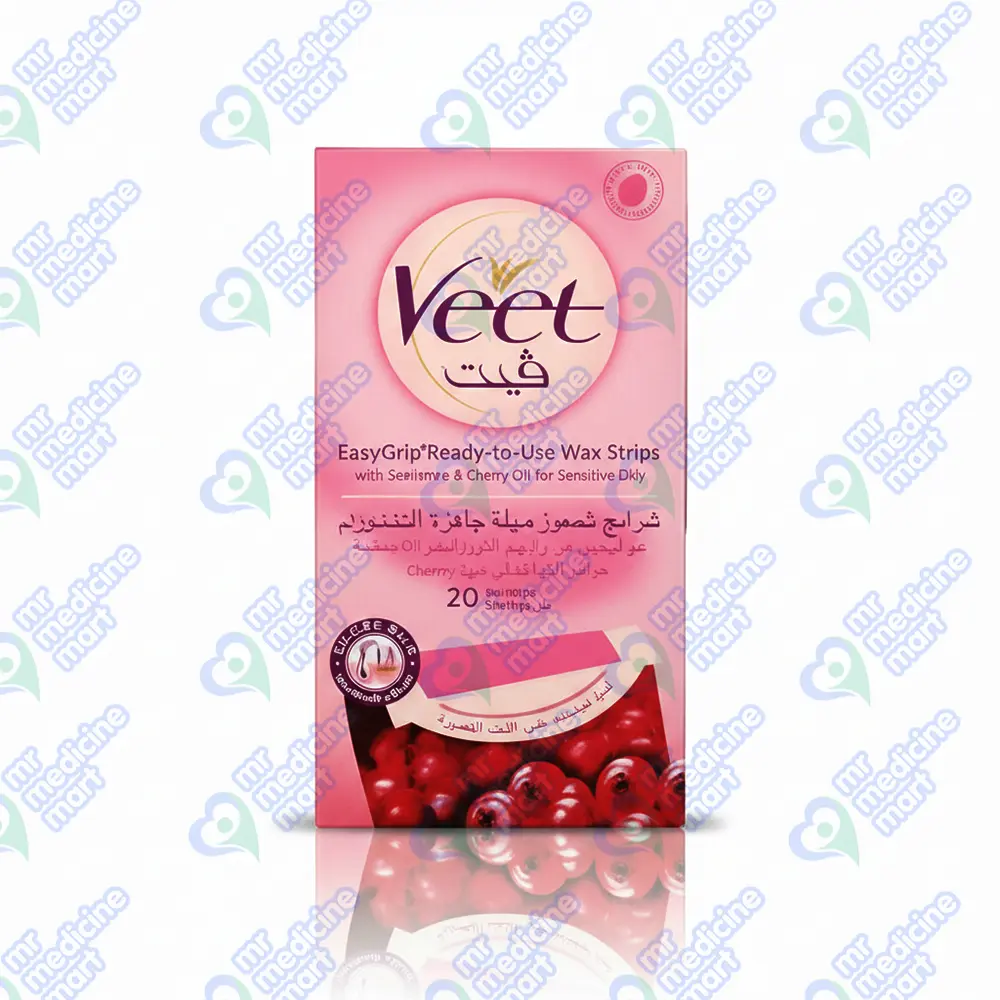 Veet Wax Strip Cherry 20 Strips