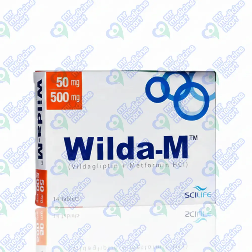 Wilda M 50mg/500mg Tablet 14's