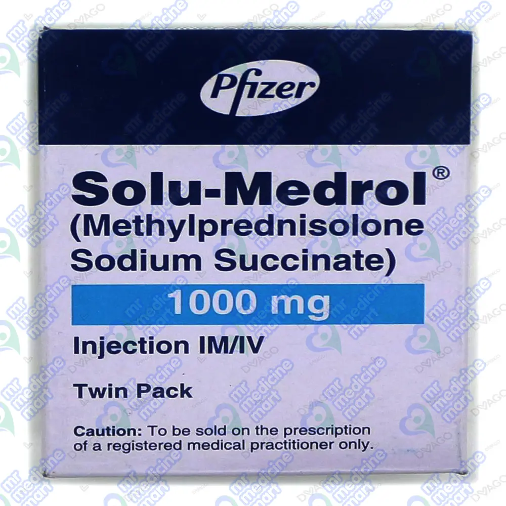 Solu Medrol 1000mg Injection