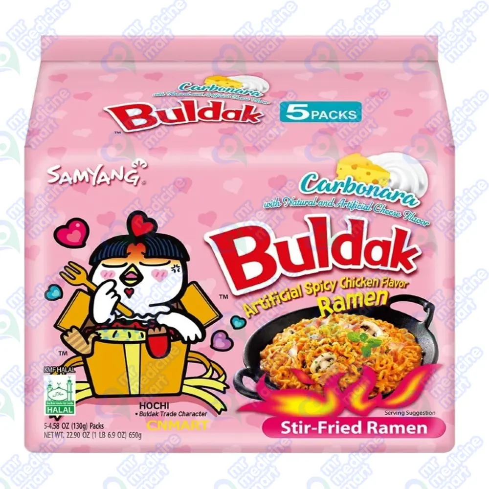 Buldak Noodles Pink 