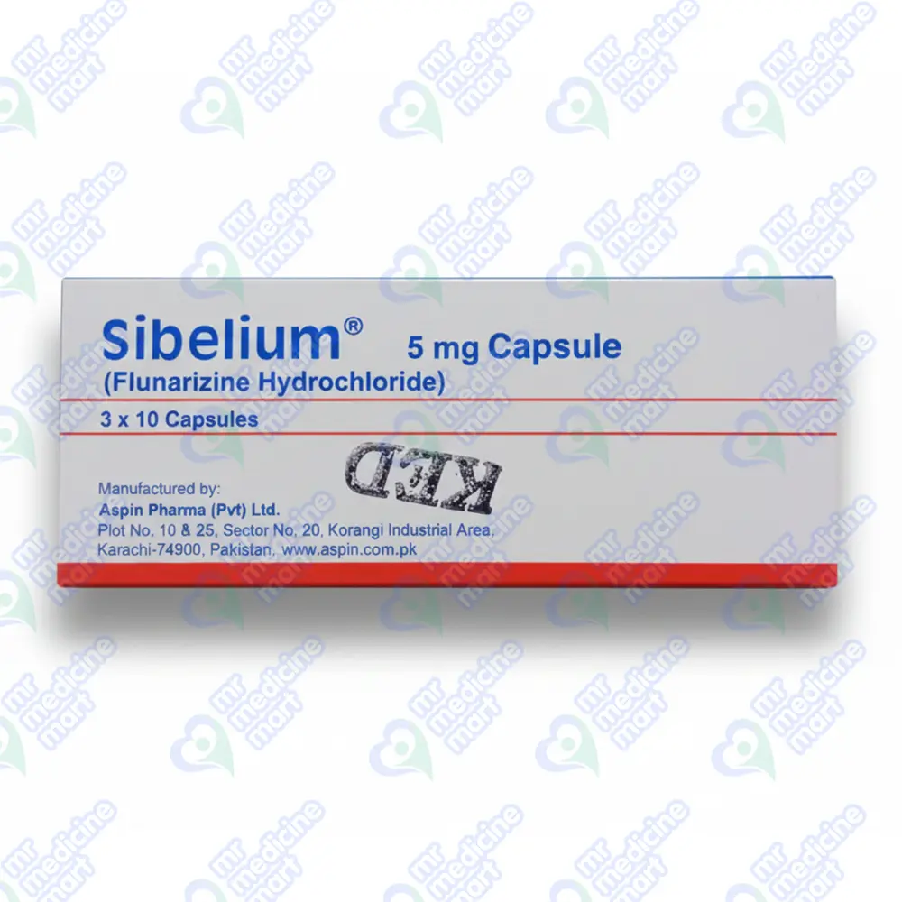 Sibelium 5mg Capsule 10's