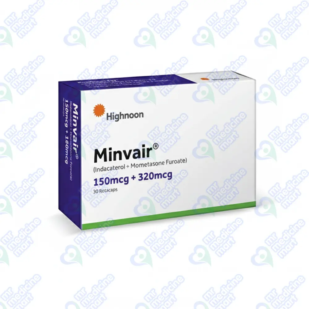Minvair 150mcg/320mcg Capsule 10's