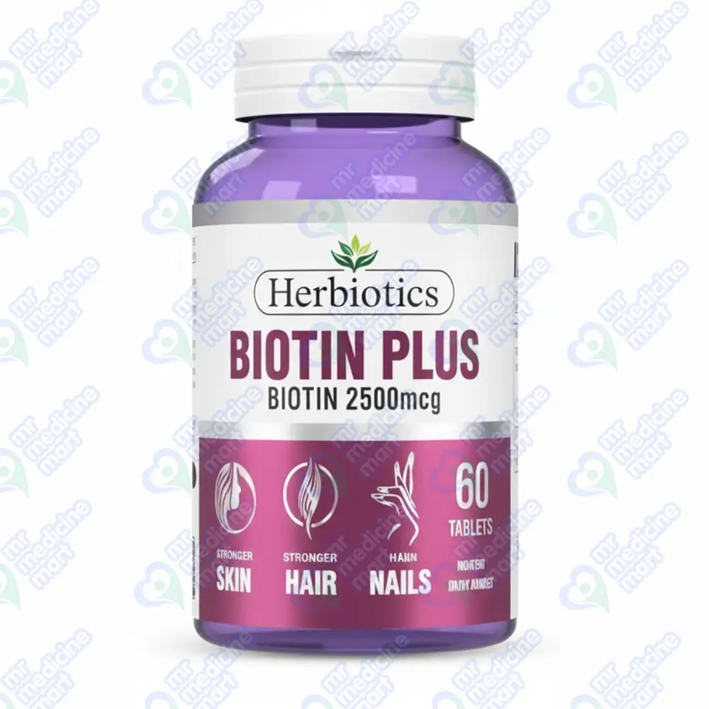 Herbiotics Biotin Plus 2500mcg Tablet 30's