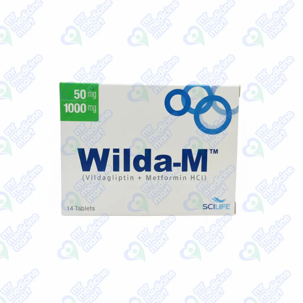 Wilda M 50mg/1000mg Tablet 