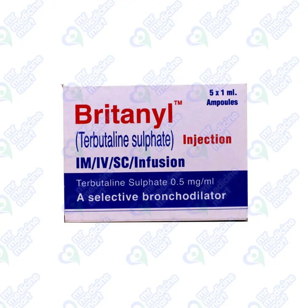 Britanyl IM/IV 0.5mg Injection 1ml