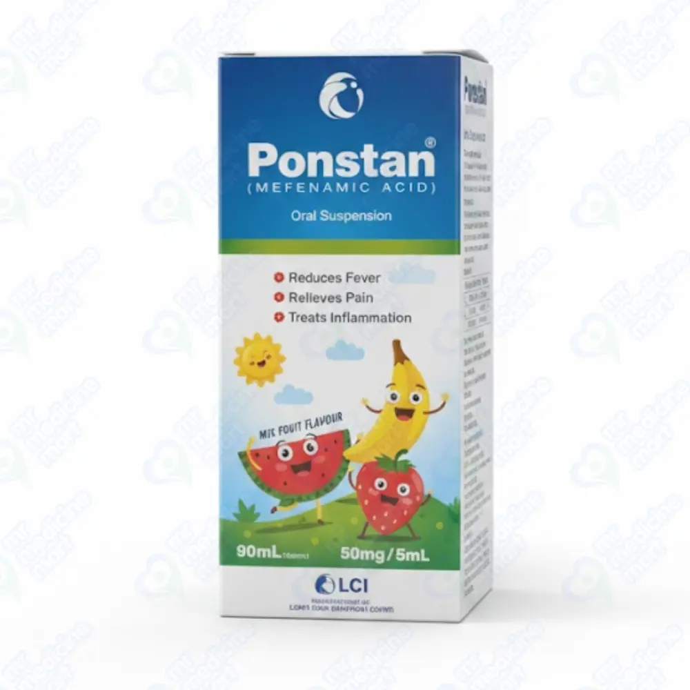 Ponstan 50mg/5ml Suspension 90ml