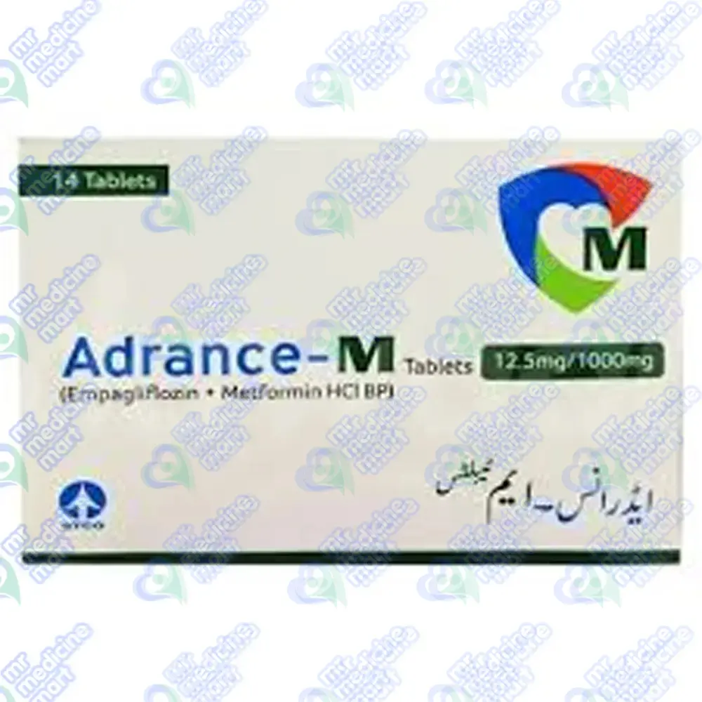 Adrance M 12.5mg/1000mg Tablet