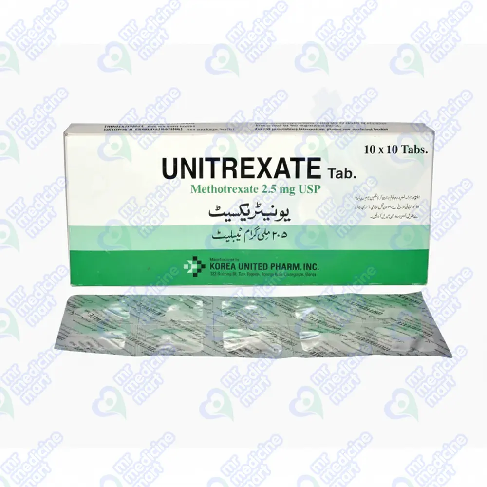 Unitrexate 2.5mg Tablet 