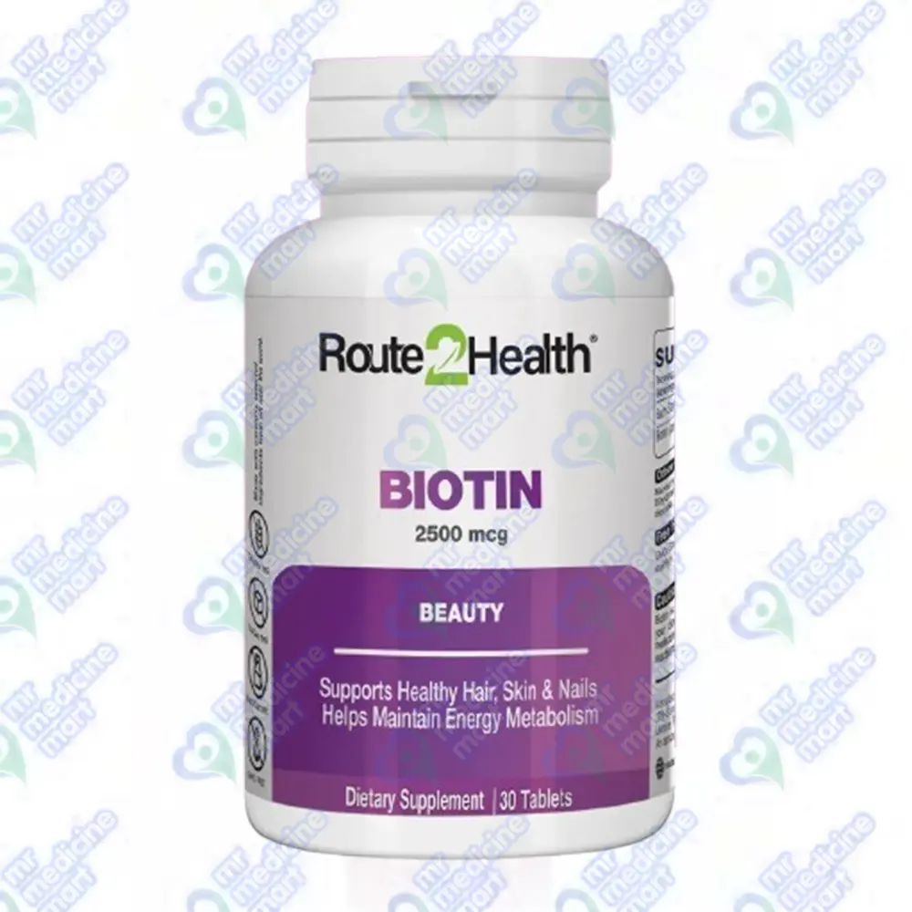 R2H Biotin 2500mcg Tablet 30's