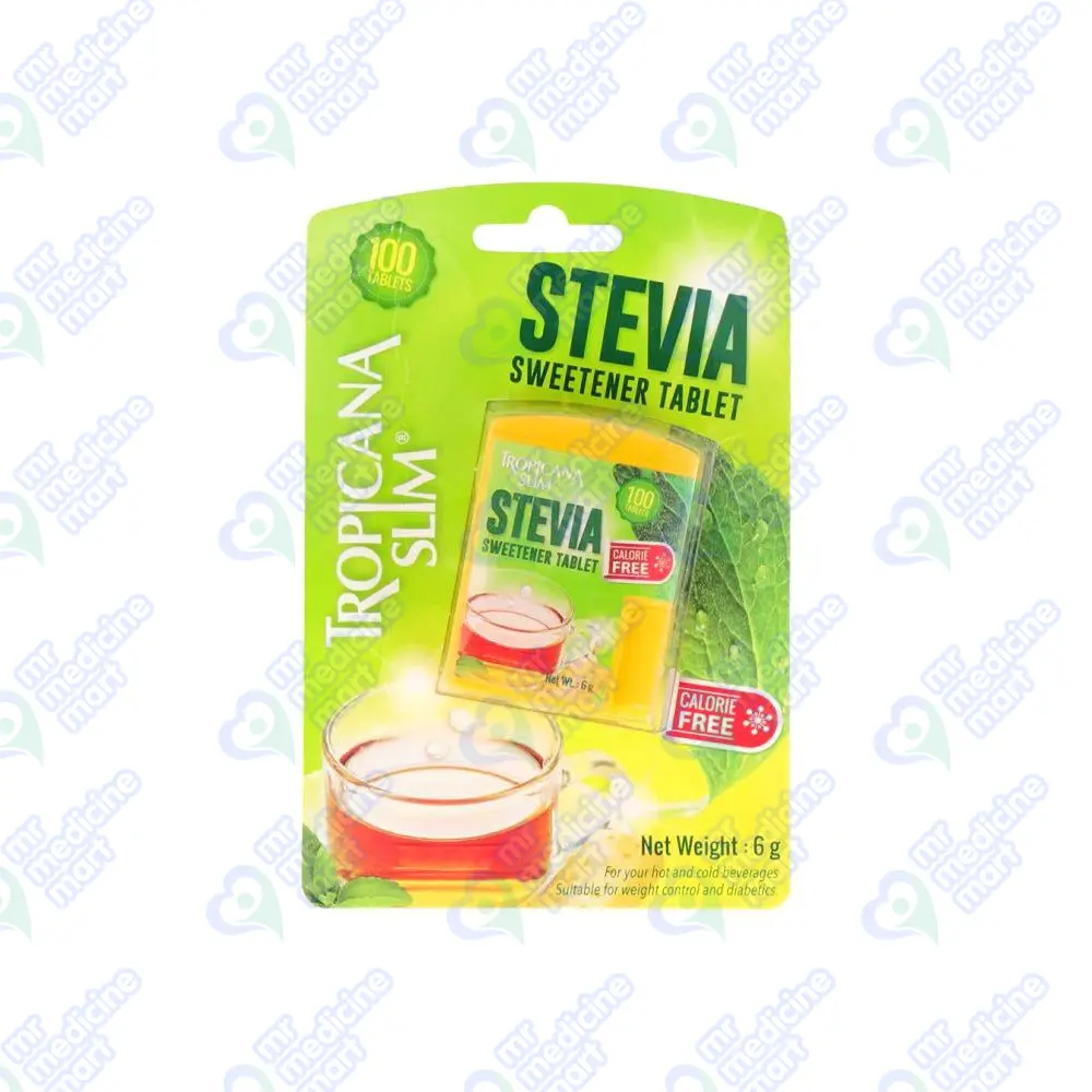 Tropicana Slim Stevia Sweetener Tablet 100's