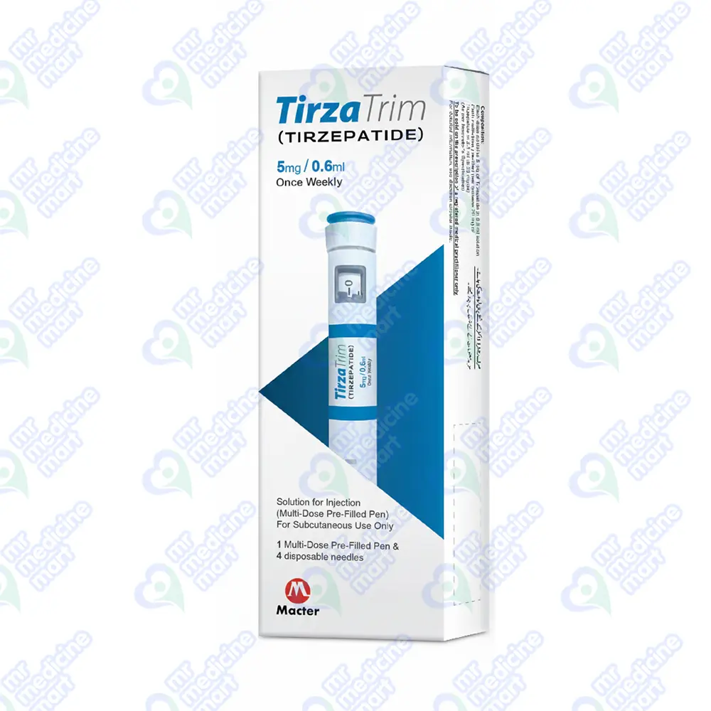 Tirza Trim Injection 5mg/0.6ml (Tirzepatide) Price In Pakistan I Uses