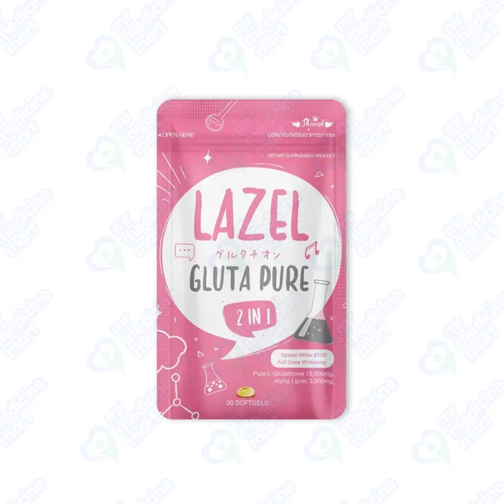 Lazel Gluta Pure 2in1 Softgel 