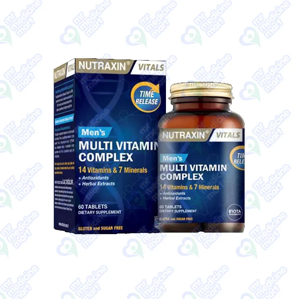 Nutraxin Multivitamin Men's Complex Tablet 60's 