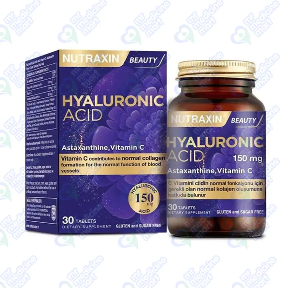 Nutraxin Hyaluronic Acid Tablet 150mg 30's 