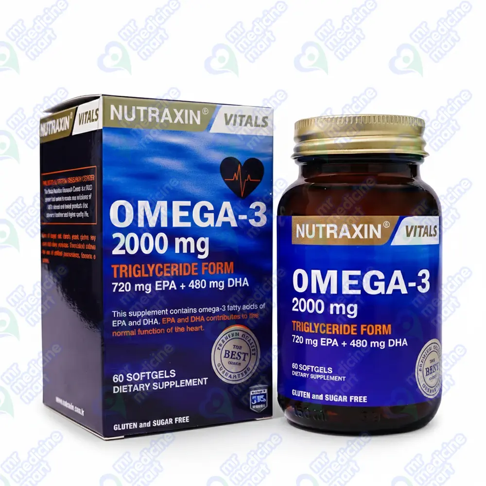 Nutraxin Omega 3 2000mg Capsule 60's  