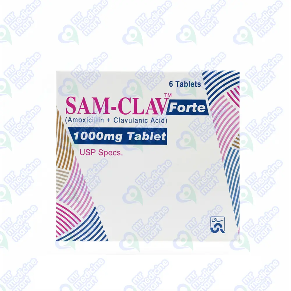 Sam Clav Forte 1000g Tablet 