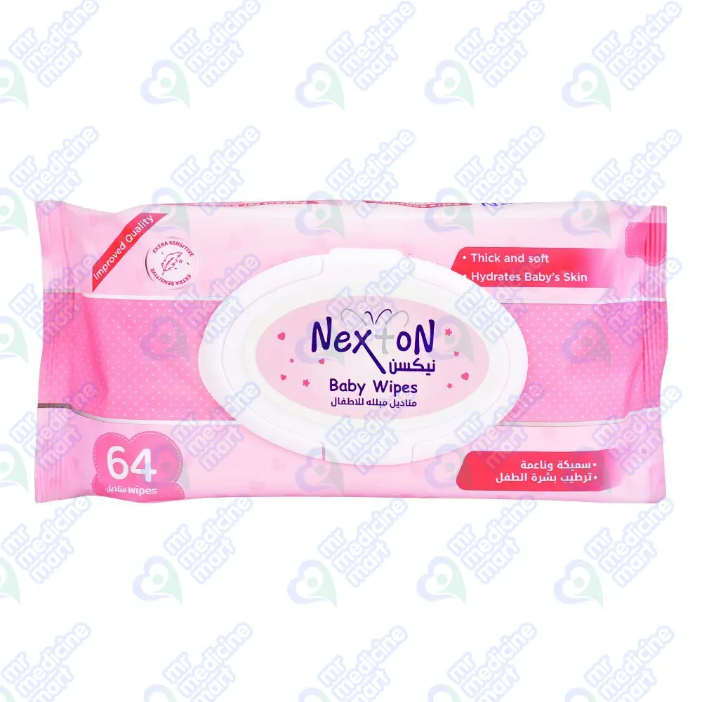 Nexton Baby Wipes 64's