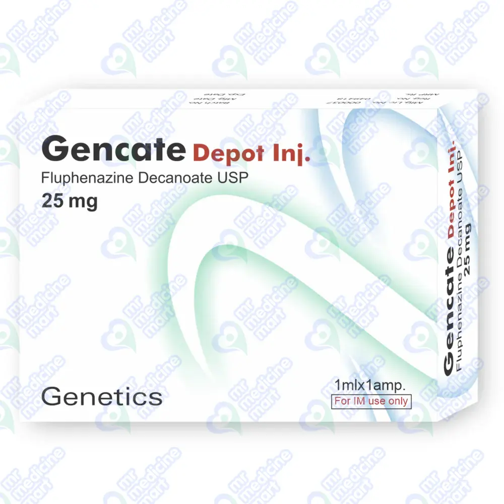 Gencate Depot Injection 25mg 